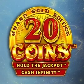 20 Coins Grand Gold Edition slot logo by Wazdan at Wildroyal Casino20 Coins Grand Gold Edition